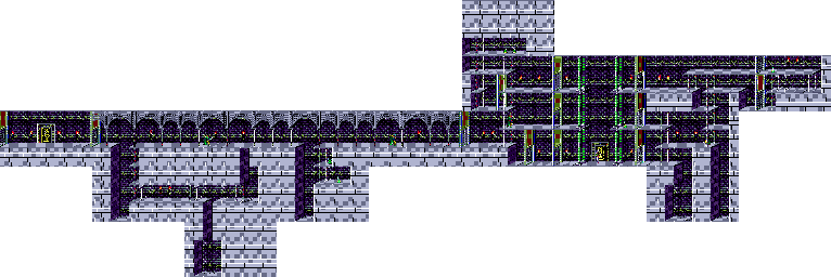 Thumbnail for a map of Level 05 for the Genesis game Prince Of Persia.