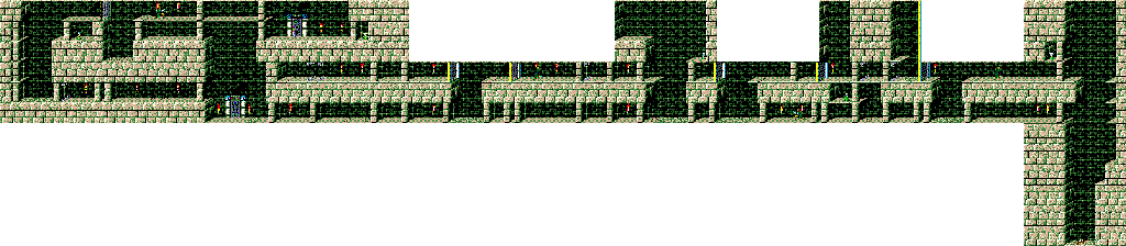 Thumbnail for a map of Level 08 for the Genesis game Prince Of Persia.