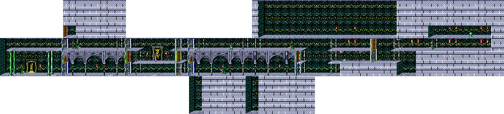 Thumbnail for a map of Level 10 for the Genesis game Prince Of Persia.
