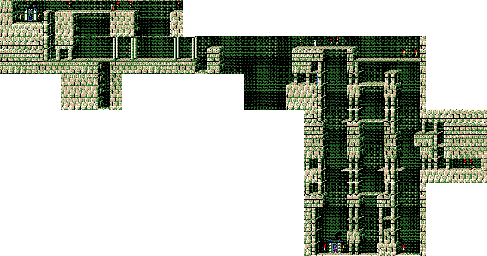 Thumbnail for a map of Level 12 for the Genesis game Prince Of Persia.