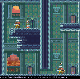 Thumbnail for a map of Maharadjah Part 3 for the Genesis game QuackShot: Starring Donald Duck.