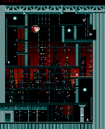 Thumbnail for a map of Level 02 The Secret OCP Office for the Genesis game Robocop Versus The Terminator.