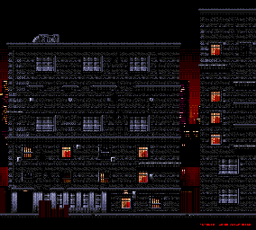 Thumbnail for a map of Level 05 The Secret Streets Exit for the Genesis game Robocop Versus The Terminator.