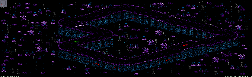 Thumbnail for a map of Drakonis - Division B Track 3 for the Genesis game Rock N' Roll Racing.