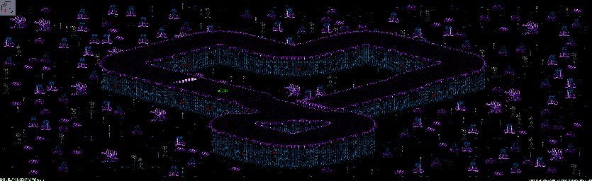 Thumbnail for a map of Drakonis - Division B Track 4 for the Genesis game Rock N' Roll Racing.