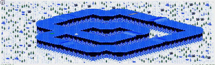 Thumbnail for a map of Nho - Division A Track 1 for the Genesis game Rock N' Roll Racing.