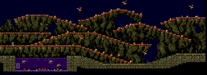 Thumbnail for a map of Chapter 7 for the Genesis game Saint Sword.