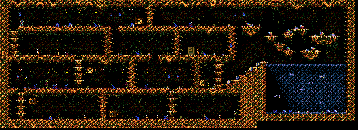 Thumbnail for a map of Chapter 9 for the Genesis game Saint Sword.