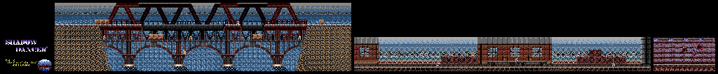 Thumbnail for a map of Rd 2: Battle On The Railway for the Genesis game Shadow Dancer.