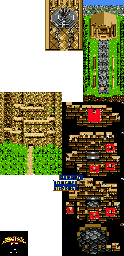 Thumbnail for a map of Bedoe for the Genesis game Shining Force II.