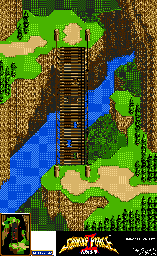Thumbnail for a map of Pangoat Valley for the Genesis game Shining Force II.