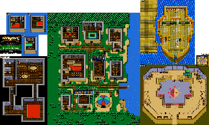 Thumbnail for a map of Chapter 2: Spirit Of The Holy Spring Rindo for the Genesis game Shining Force: The Legacy Of Great Intention.