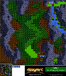 Thumbnail for a map of Chapter 3: Secret Weapon Of Runefaust for the Genesis game Shining Force: The Legacy Of Great Intention.