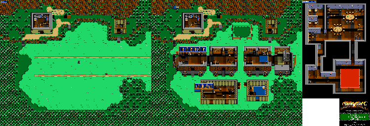 Thumbnail for a map of Chapter 4: Great Fortress Of Balbazak Pao for the Genesis game Shining Force: The Legacy Of Great Intention.