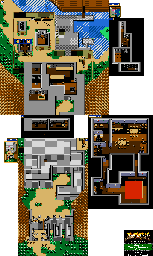 Thumbnail for a map of Chapter 4: Great Fortress Of Balbazak Uranbatol for the Genesis game Shining Force: The Legacy Of Great Intention.