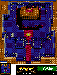 Thumbnail for a map of Chapter 6: Descendant Of The Sacred Dragons Demon Castle for the Genesis game Shining Force: The Legacy Of Great Intention.