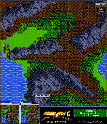 Thumbnail for a map of Chapter 6: Descendant Of The Sacred Dragons for the Genesis game Shining Force: The Legacy Of Great Intention.