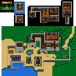 Thumbnail for a map of Chapter 6: Descendant Of The Sacred Dragons Rudo for the Genesis game Shining Force: The Legacy Of Great Intention.