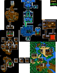 Thumbnail for a map of Chapter 7: Lost Civilization Prompt for the Genesis game Shining Force: The Legacy Of Great Intention.