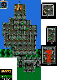 Thumbnail for a map of Chapter 7: Lost Civilization Tower Of The Ancients for the Genesis game Shining Force: The Legacy Of Great Intention.