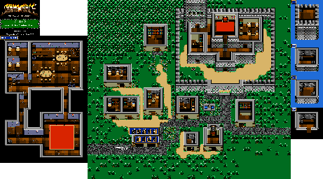 Thumbnail for a map of Chapter 8: Rise Of The Ancient Castle Runefaust for the Genesis game Shining Force: The Legacy Of Great Intention.
