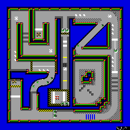 Thumbnail for a map of Special Stage 2 for the Genesis game Sonic The Hedgehog CD.