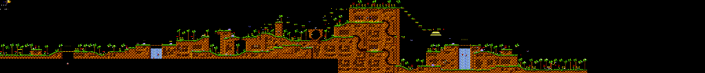 Thumbnail for a map of Green Hill Zone Act 1 (SonED 2 Dump) for the Genesis game Sonic The Hedgehog.