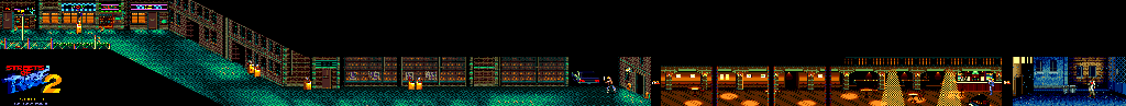 Thumbnail for a map of Stage 1 for the Genesis game Streets Of Rage 2.