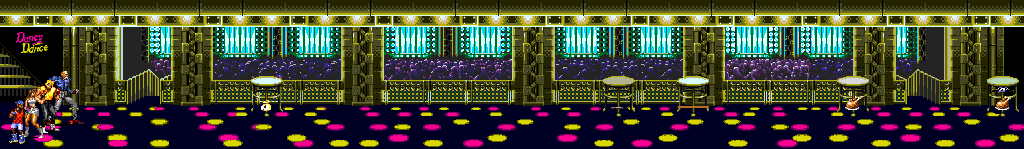 Thumbnail for a map of Stage 2-2 for the Genesis game Streets Of Rage 3.