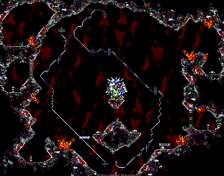Thumbnail for a map of Mission 2 for the Genesis game SubTerrania.
