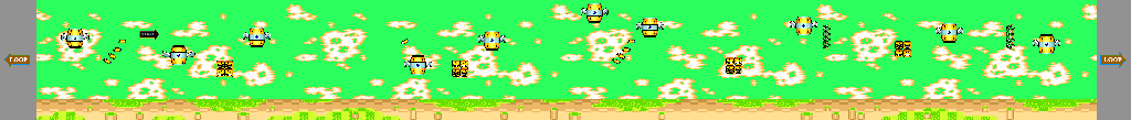 Thumbnail for a map of Niagaro for the Genesis game Super Fantasy Zone.