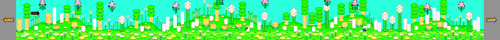 Thumbnail for a map of Picknica for the Genesis game Super Fantasy Zone.
