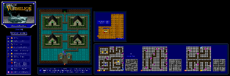 Thumbnail for a map of Cartahena & Area for the Genesis game Sword Of Vermilion.
