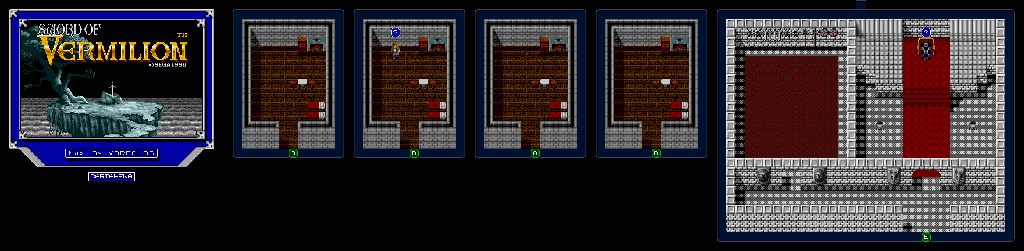 Thumbnail for a map of Cartahena (Interior) for the Genesis game Sword Of Vermilion.