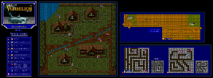 Thumbnail for a map of Helwig & Area for the Genesis game Sword Of Vermilion.