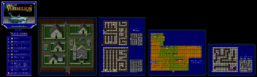 Thumbnail for a map of Keltwick & Area for the Genesis game Sword Of Vermilion.
