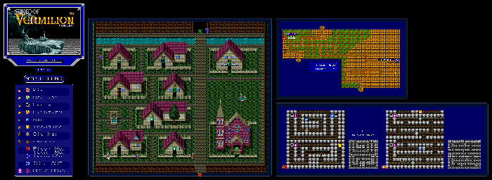 Thumbnail for a map of Malaga & Area for the Genesis game Sword Of Vermilion.