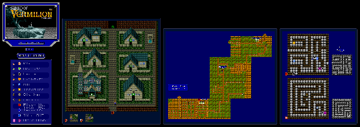 Thumbnail for a map of Stow & Area for the Genesis game Sword Of Vermilion.