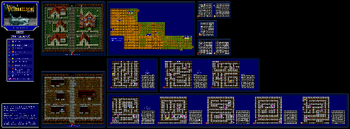 Thumbnail for a map of Swaffham & Area for the Genesis game Sword Of Vermilion.