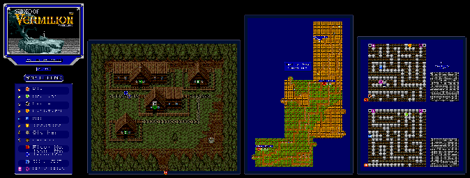 Thumbnail for a map of Watling & Area for the Genesis game Sword Of Vermilion.