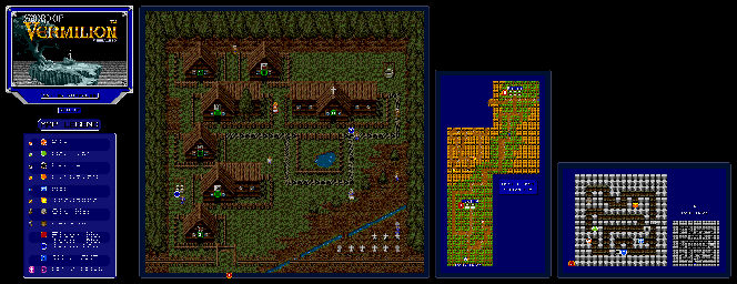 Thumbnail for a map of Wyclif & Area for the Genesis game Sword Of Vermilion.