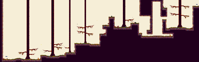 Thumbnail for a map of Chapter 2: Surviving The Storm Act 1 for the Genesis game Tanglewood.