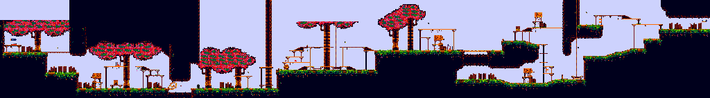 Thumbnail for a map of Chapter 3: A Friend Act 1 for the Genesis game Tanglewood.