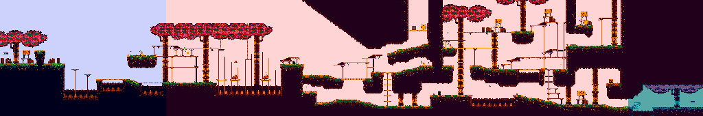 Thumbnail for a map of Chapter 3: A Friend Act 2 for the Genesis game Tanglewood.