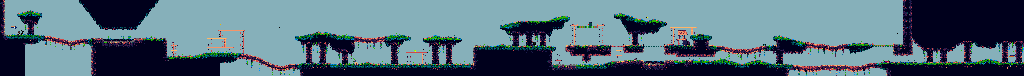 Thumbnail for a map of Chapter 4: The Terror Of The Nights Act 1 for the Genesis game Tanglewood.