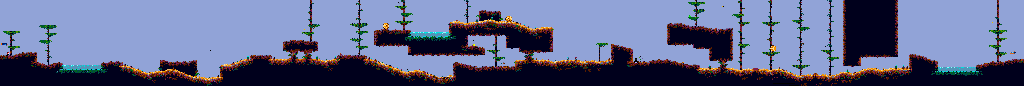 Thumbnail for a map of Chapter 7: Sand Worms Act 1 for the Genesis game Tanglewood.