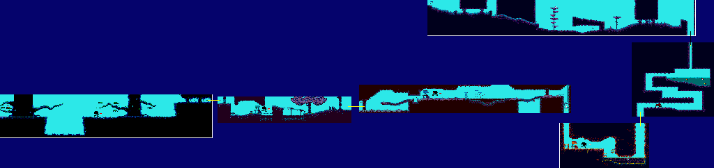 Thumbnail for a map of Chapter 8: Revenge for the Genesis game Tanglewood.