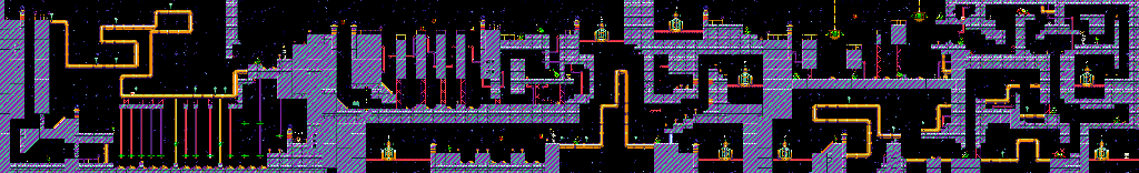 Thumbnail for a map of Mars 2 for the Genesis game Taz In Escape From Mars.