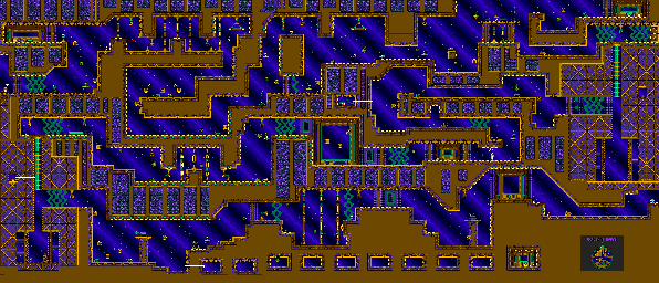 Thumbnail for a map of Marvin's House 1 for the Genesis game Taz In Escape From Mars.