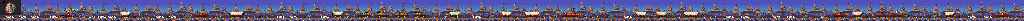 Thumbnail for a map of Mexico 1 for the Genesis game Taz In Escape From Mars.